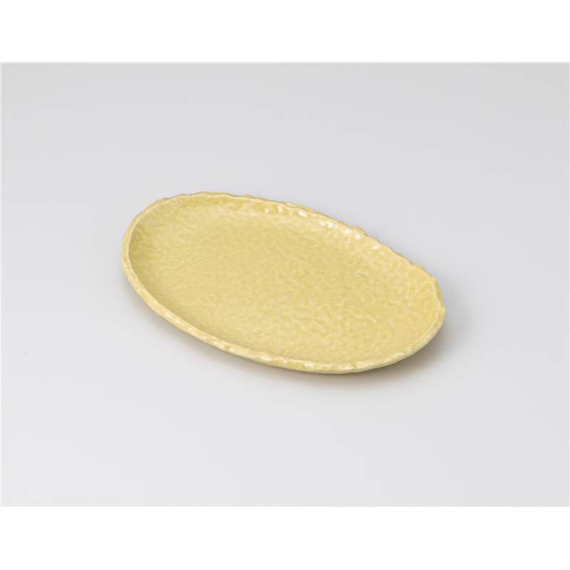 古林陶器 和皿(丸) アイボリー 6.0小判皿 1219450478 1個（ご注文単位1個）【直送品】