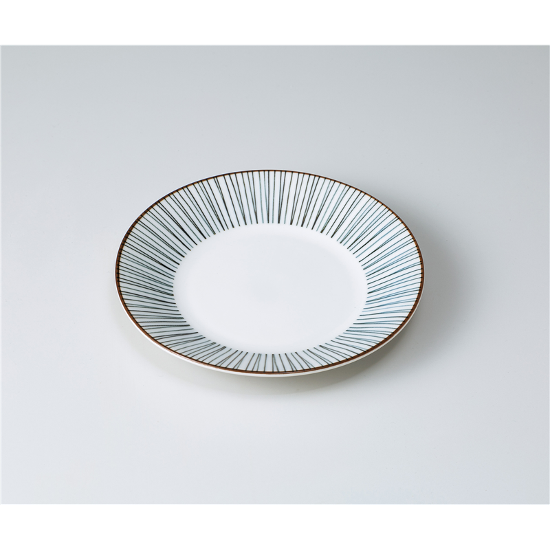 古林陶器 和皿(丸) 天平十草 5.0皿 1221360240 1個（ご注文単位1個）【直送品】