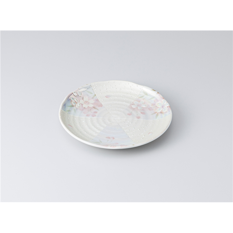 古林陶器 和皿(丸) オーロラ間取桜5.0皿 1318450551 1個（ご注文単位1個）【直送品】