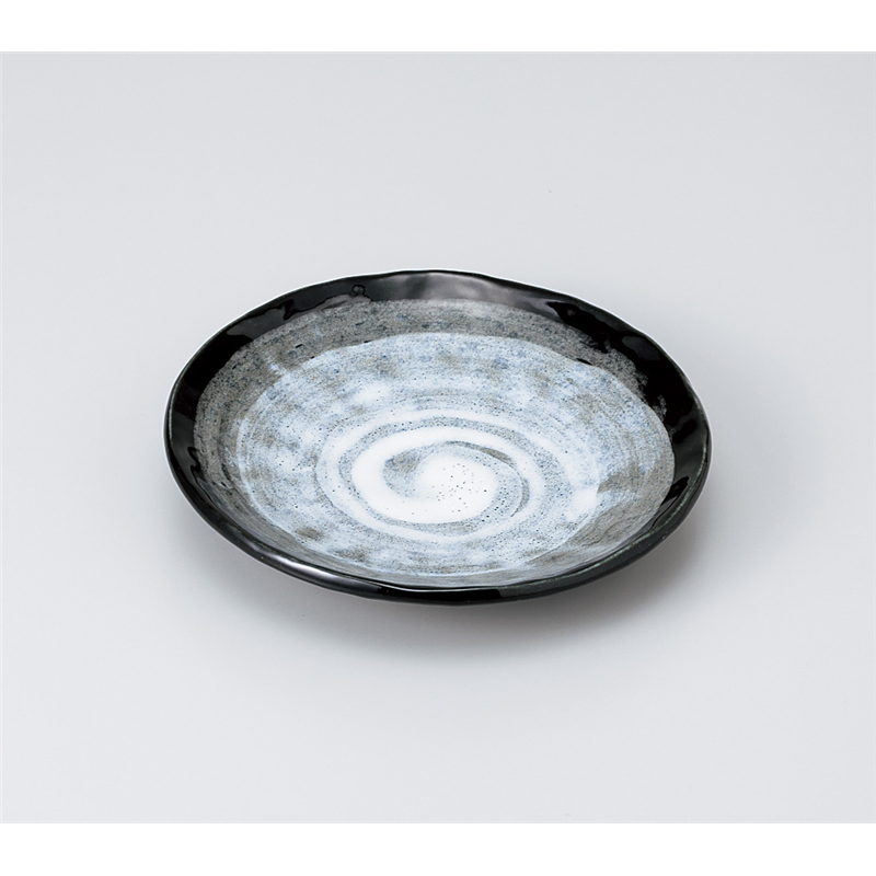 古林陶器 和皿(丸) 風雲手捻り5.0寸皿 919940525 1個（ご注文単位1個）【直送品】