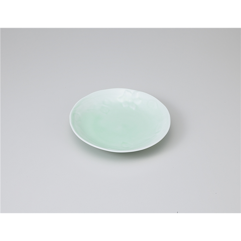 古林陶器 和皿(丸) もえぎ5.0皿 1120550341 1個（ご注文単位1個）【直送品】