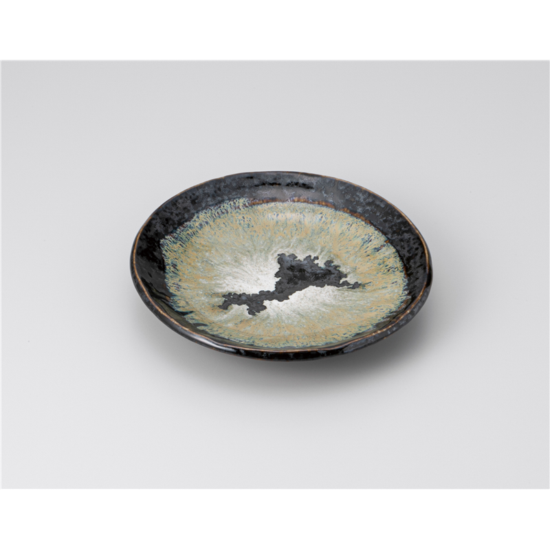 古林陶器 和皿(丸) 波舞 16.5cm皿 1219740463 1個（ご注文単位1個）【直送品】