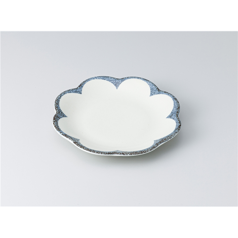 古林陶器 和皿(丸) RINKA 紺 16.5cm皿 1318540426 1個（ご注文単位1個）【直送品】