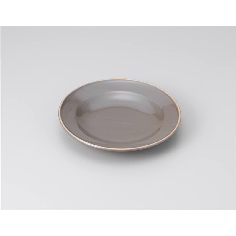 古林陶器 和皿(丸) チャコール5.0皿 1219750335 1個（ご注文単位1個）【直送品】