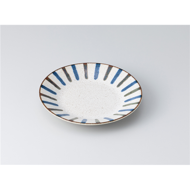 古林陶器 和皿(丸) ぱいかじ5.0皿 雨 1318560305 1個（ご注文単位1個）【直送品】