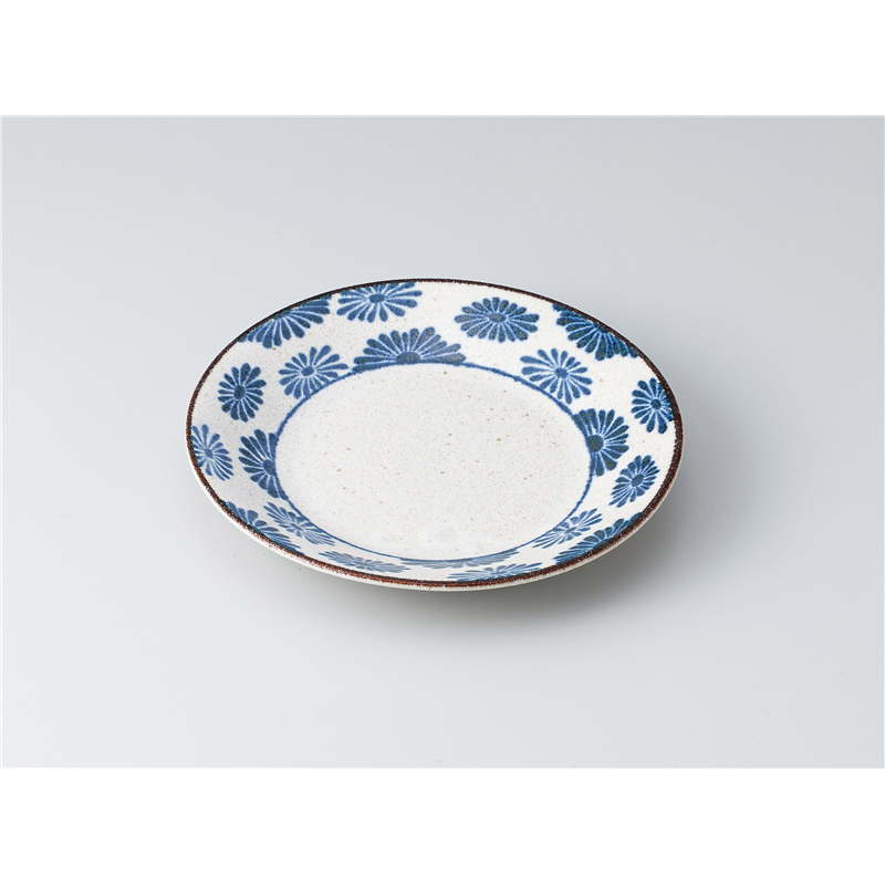 古林陶器 和皿(丸) ぱいかじ5.0皿 花 1318560405 1個（ご注文単位1個）【直送品】