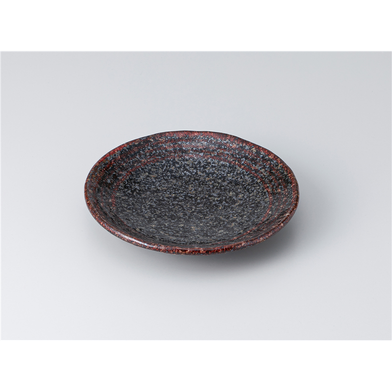 古林陶器 和皿(丸) 風音夕風手捻り5.0皿 1318640224 1個（ご注文単位1個）【直送品】