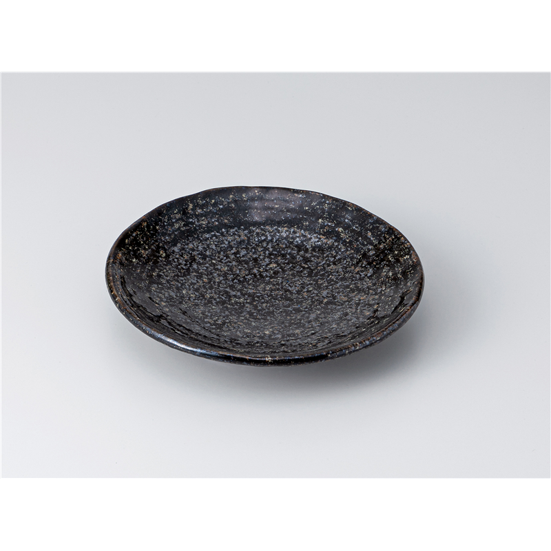 古林陶器 和皿(丸) 風音夜風手捻り5.0皿 1318640324 1個（ご注文単位1個）【直送品】