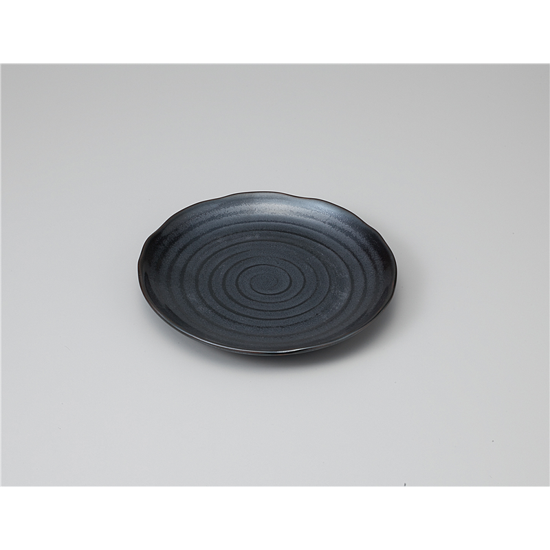 古林陶器 和皿(丸) 鉄結晶5.0皿 1119550431 1個（ご注文単位1個）【直送品】