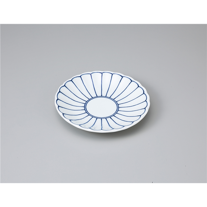 古林陶器 和皿(丸) 菊線菊型4.5皿 1119550579 1個（ご注文単位1個）【直送品】