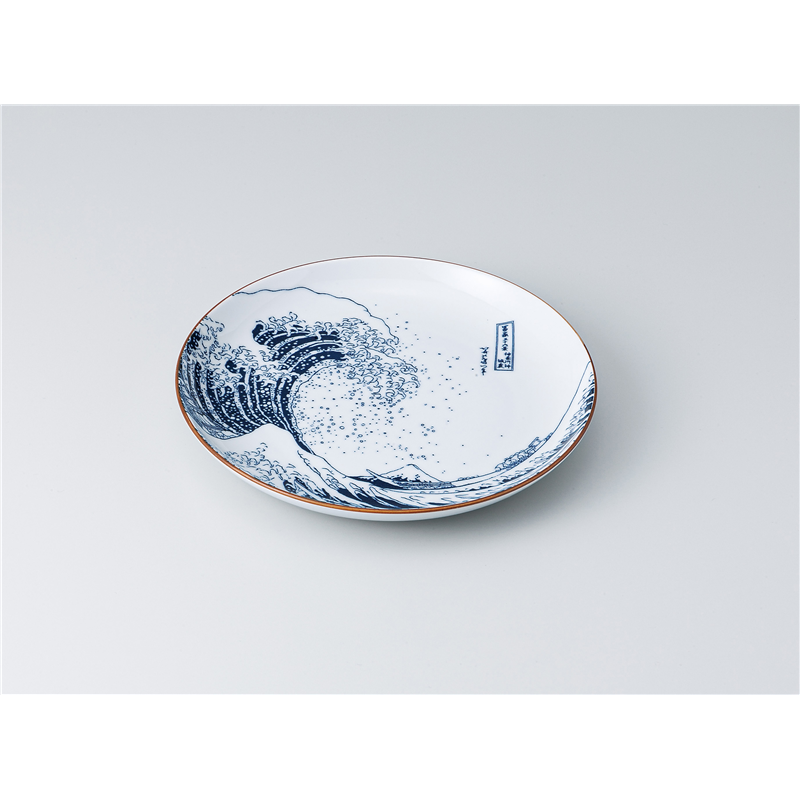 古林陶器 和皿(丸) 北斎富士6.0皿 1318740733 1個（ご注文単位1個）【直送品】