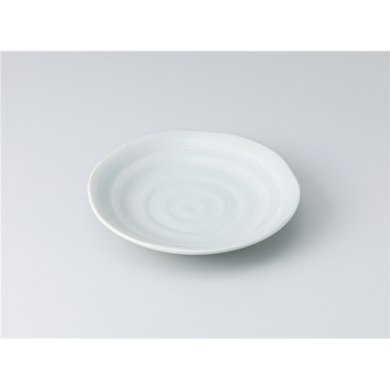 古林陶器 和皿(丸) 白ハケ5.0皿 1318851079 1個（ご注文単位1個）【直送品】