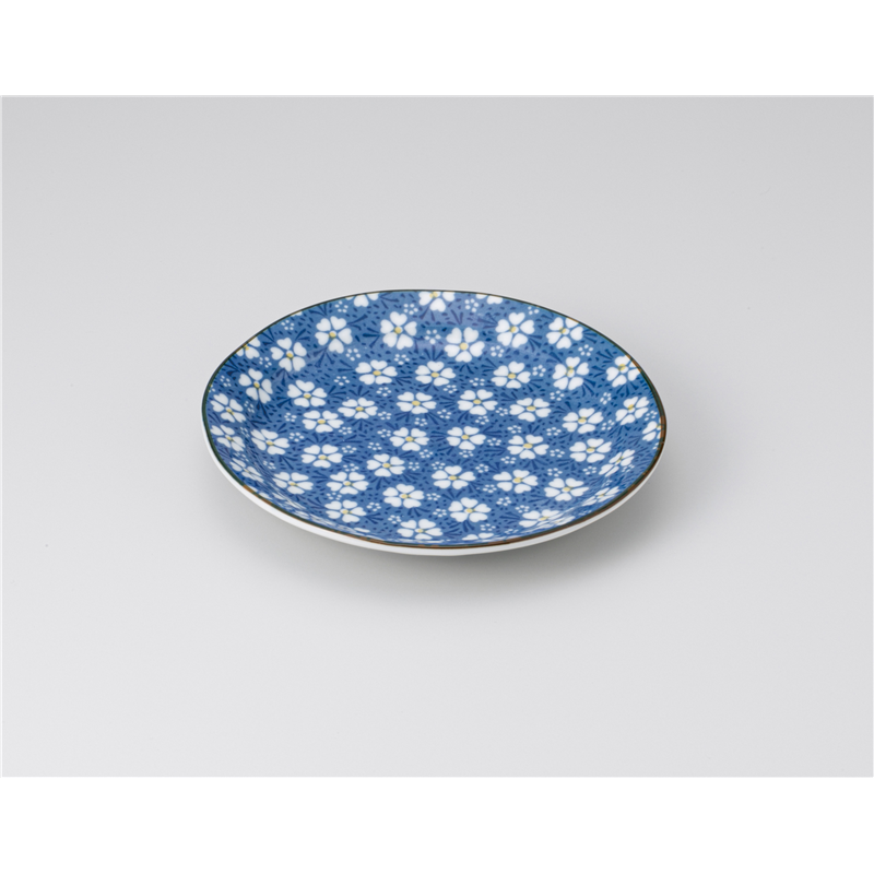 古林陶器 和皿(丸) 花づくし5.0皿 1220240740 1個（ご注文単位1個）【直送品】