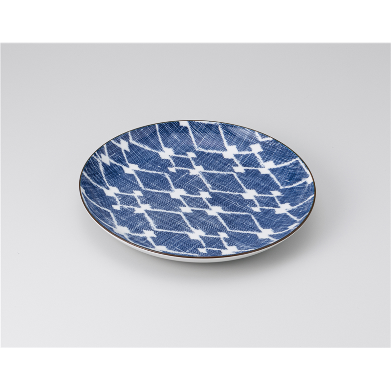 古林陶器 和皿(丸) 変わり菱紋7.0皿 1220250408 1個（ご注文単位1個）【直送品】