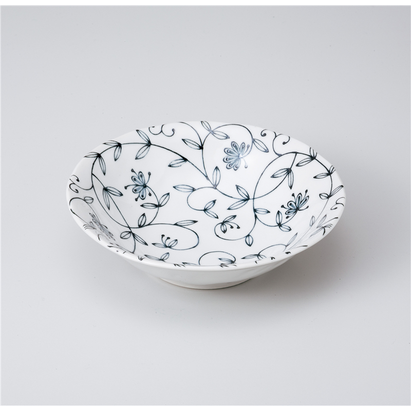 古林陶器 和皿(丸) 夢の花青5.0浅鉢 1020550452 1個（ご注文単位1個）【直送品】