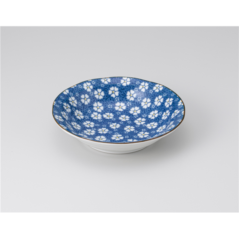 古林陶器 和皿(丸) 花づくし5.0浅鉢 1220230440 1個（ご注文単位1個）【直送品】