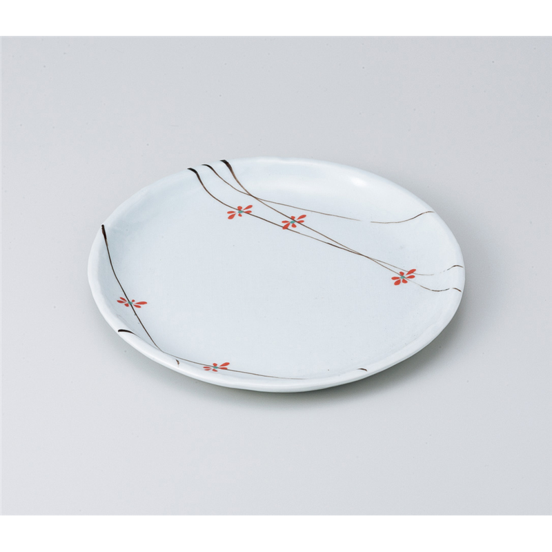 古林陶器 和皿(丸) 花ちらし丸7.0皿 820220147 1個（ご注文単位1個）【直送品】