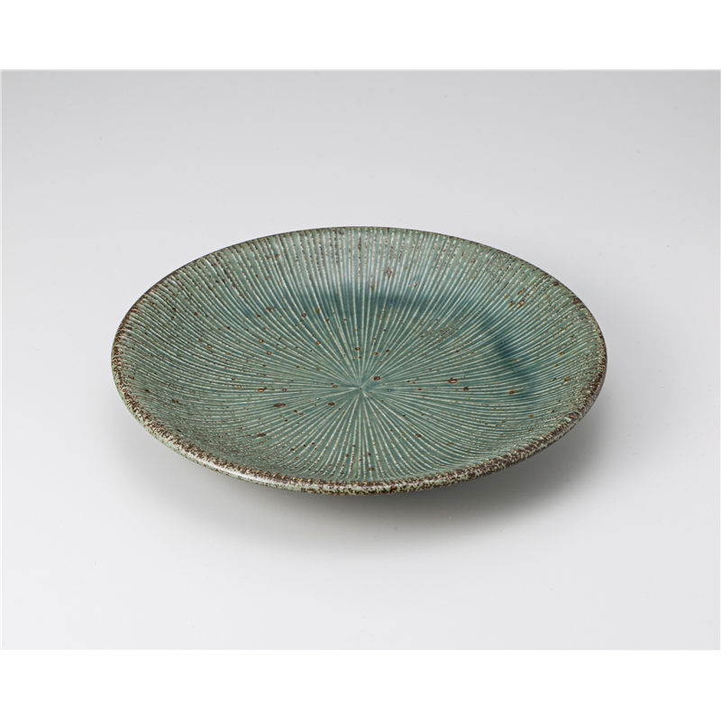 古林陶器 和皿(丸) わびうぐいす千段7.5皿 1220420108 1個（ご注文単位1個）【直送品】