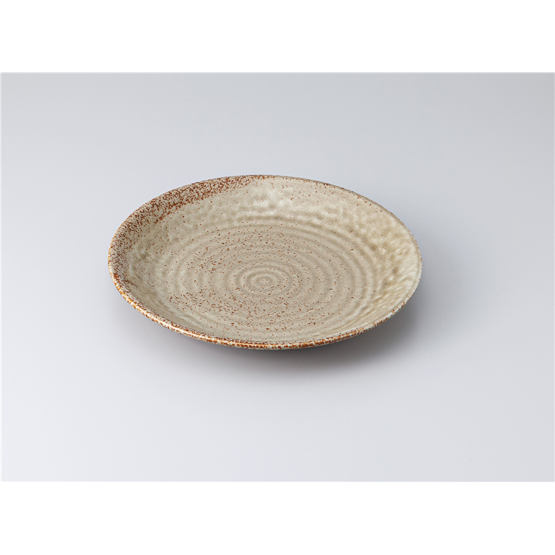 古林陶器 和皿(丸) 古窯の旅 こげ茶 7.0皿 1319250441 1個（ご注文単位1個）【直送品】