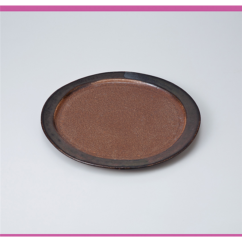 古林陶器 和皿(丸) 土物チャロン丸々大皿 719620351 1個（ご注文単位1個）【直送品】