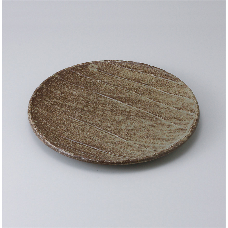 古林陶器 和皿(丸) 越前8.0丸皿 519720325 1個（ご注文単位1個）【直送品】