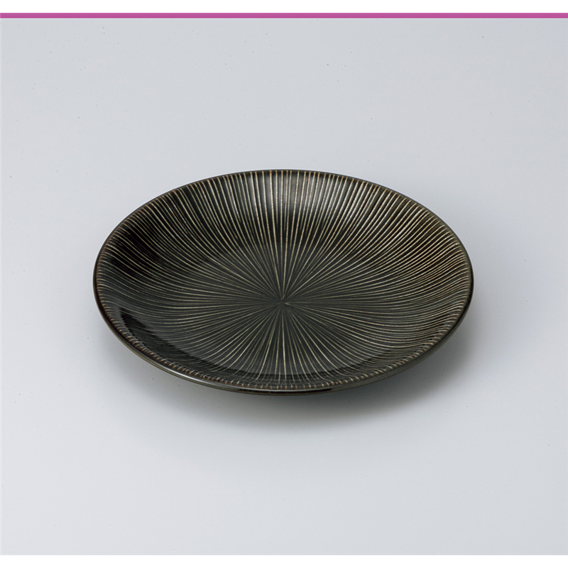 古林陶器 和皿(丸) 千段織部7.5皿 820440347 1個（ご注文単位1個）【直送品】