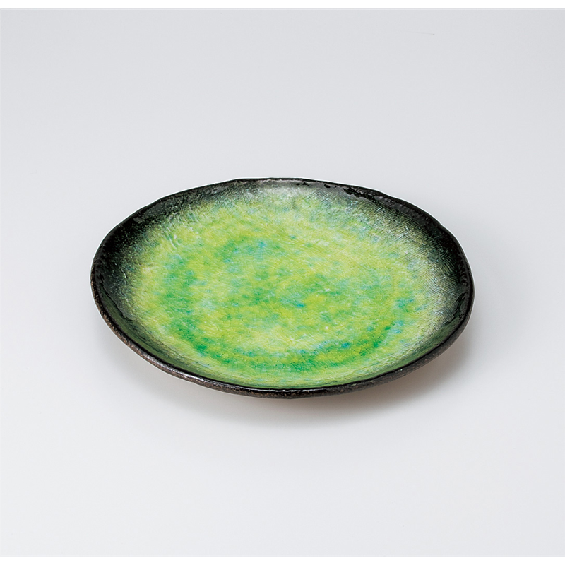 古林陶器 和皿(丸) 藍染ヒワ8.0丸皿 921220301 1個（ご注文単位1個）【直送品】