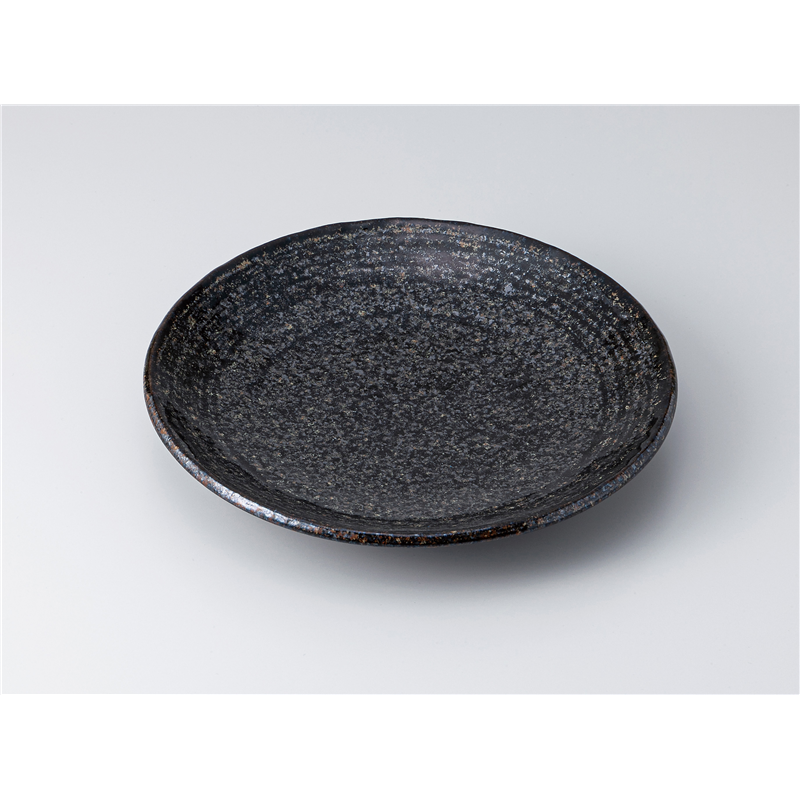 古林陶器 和皿(丸) 風音夜風手捻り8.0皿 1319650424 1個（ご注文単位1個）【直送品】