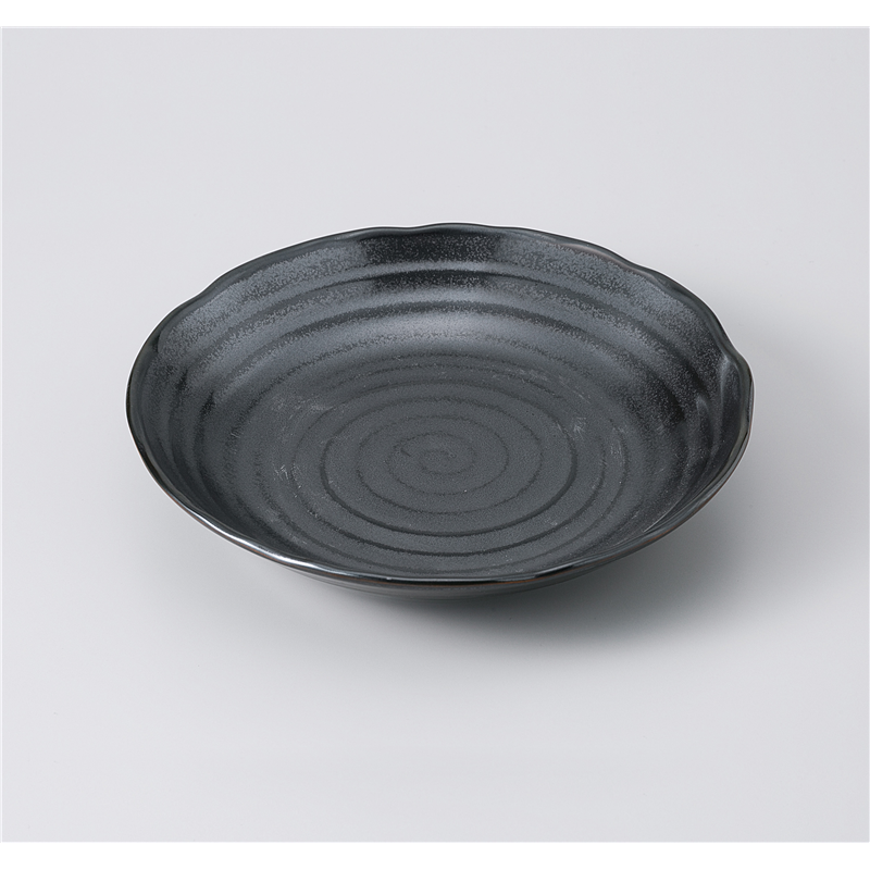 古林陶器 和皿(丸) 鉄結晶7.0深皿 1131130431 1個（ご注文単位1個）【直送品】