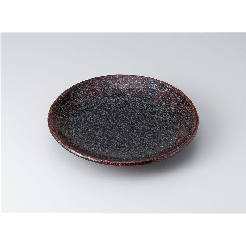 古林陶器 和皿(丸) 風音夕風手捻り8.0皿 1319750324 1個（ご注文単位1個）【直送品】