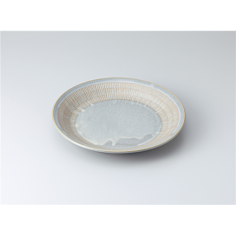 古林陶器 和皿(丸) 窯変グレートチリ 24cmプレート 1319750431 1個（ご注文単位1個）【直送品】