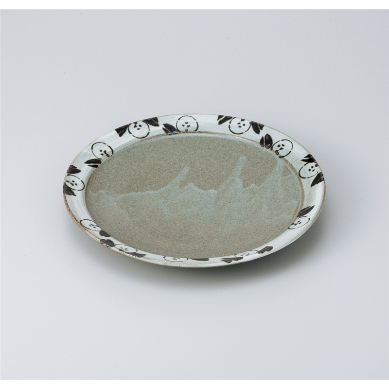 古林陶器 和皿(丸) 唐津椿8.0丸皿 820610278 1個（ご注文単位1個）【直送品】