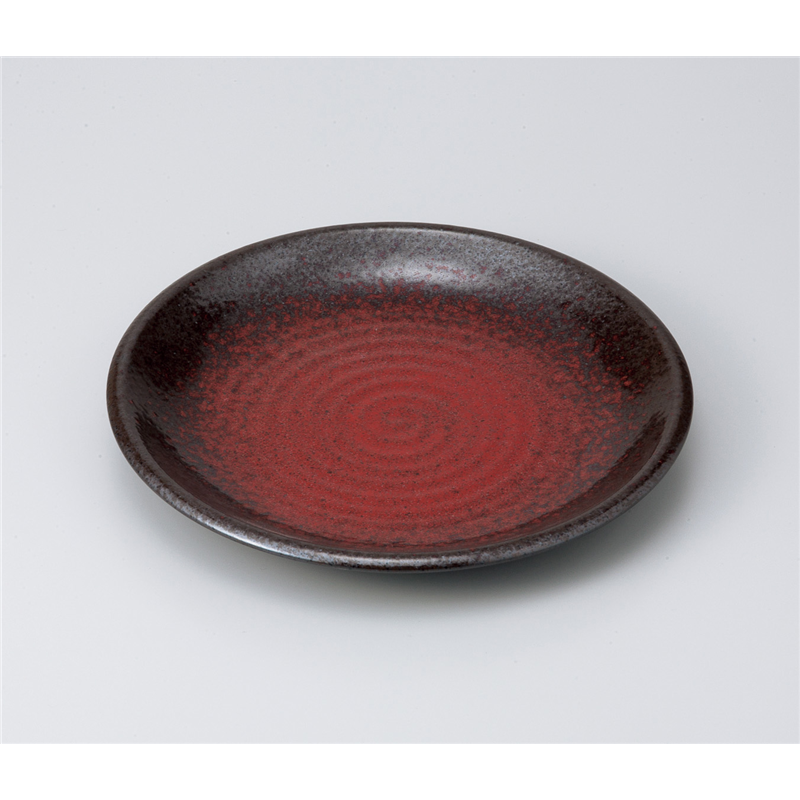 古林陶器 和皿(丸) 朱雲9.0皿 825510357 1個（ご注文単位1個）【直送品】