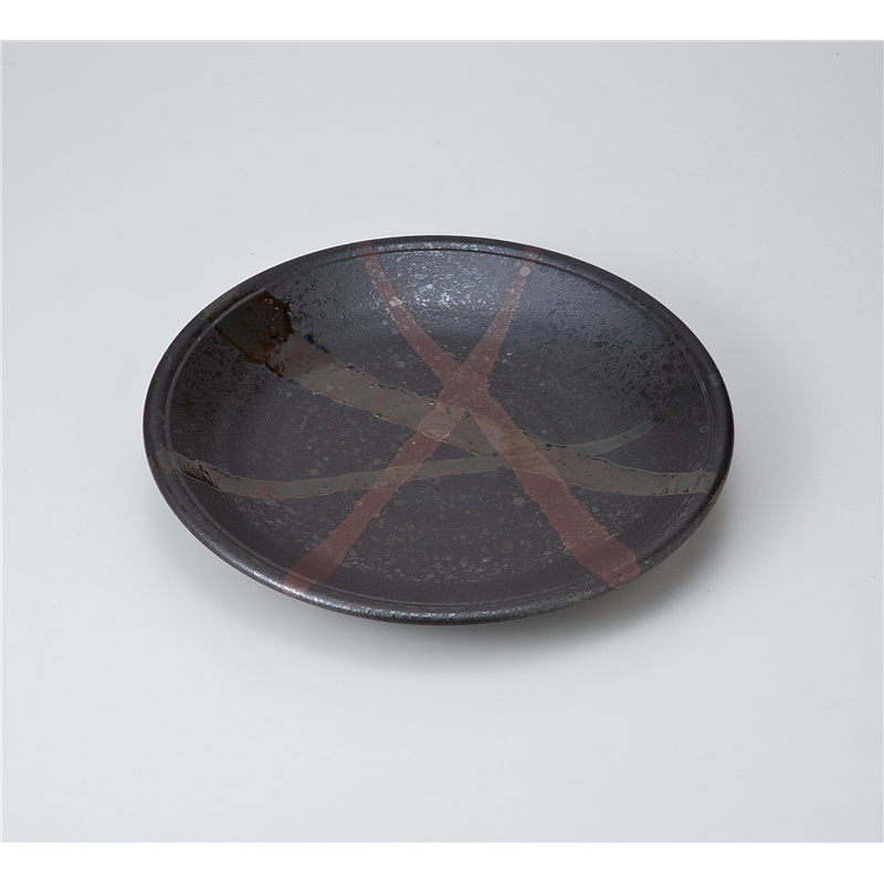 古林陶器 和皿(丸) 東雲(黒)8.5皿 720420763 1個（ご注文単位1個）【直送品】