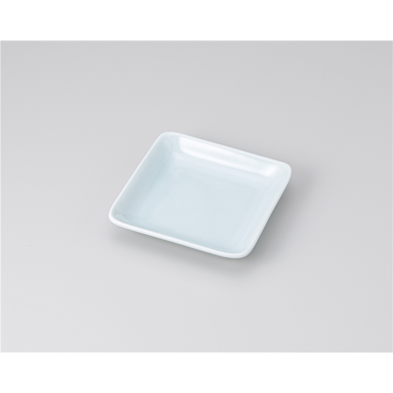 古林陶器 和皿(角) スワン角取皿 小 青磁 1221230179 1個（ご注文単位1個）【直送品】