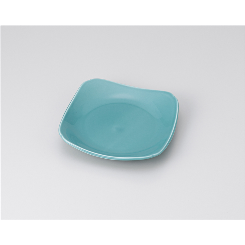 古林陶器 和皿(角) 青白磁 銘々皿 1221360340 1個（ご注文単位1個）【直送品】