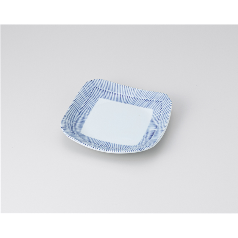 古林陶器 和皿(角) 京十草 銘々皿 1221360540 1個（ご注文単位1個）【直送品】