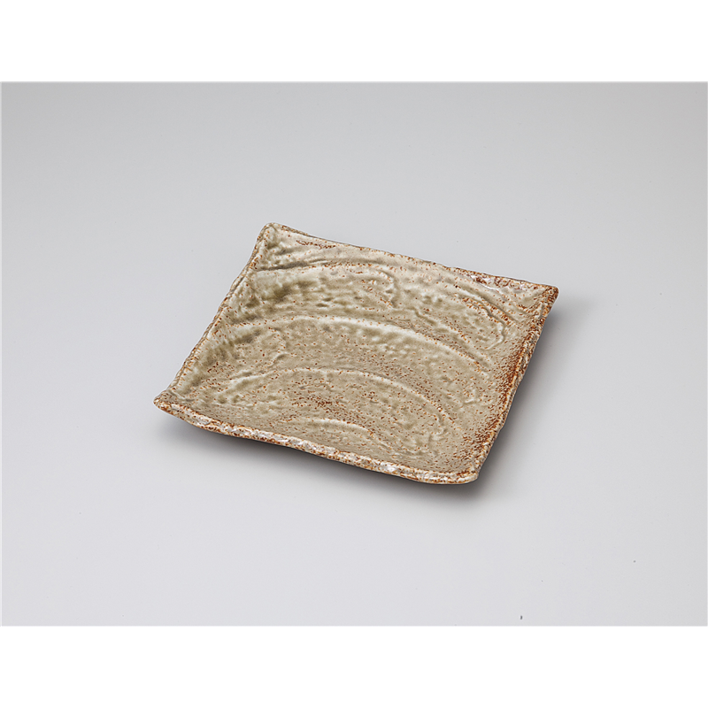 古林陶器 和皿(角) 窯変いらぼ23cm正角皿 1121720463 1個（ご注文単位1個）【直送品】