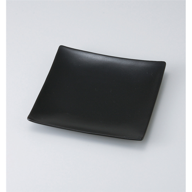 古林陶器 和皿(角) 黒6.0正角皿 519840773 1個（ご注文単位1個）【直送品】