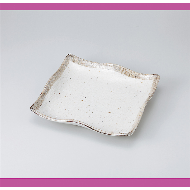 古林陶器 和皿(角) 白唐津9.0正角皿 922230325 1個（ご注文単位1個）【直送品】