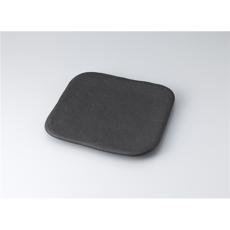 古林陶器 和皿(角) 黒伊賀25cm正角皿 1320510108 1個（ご注文単位1個）【直送品】