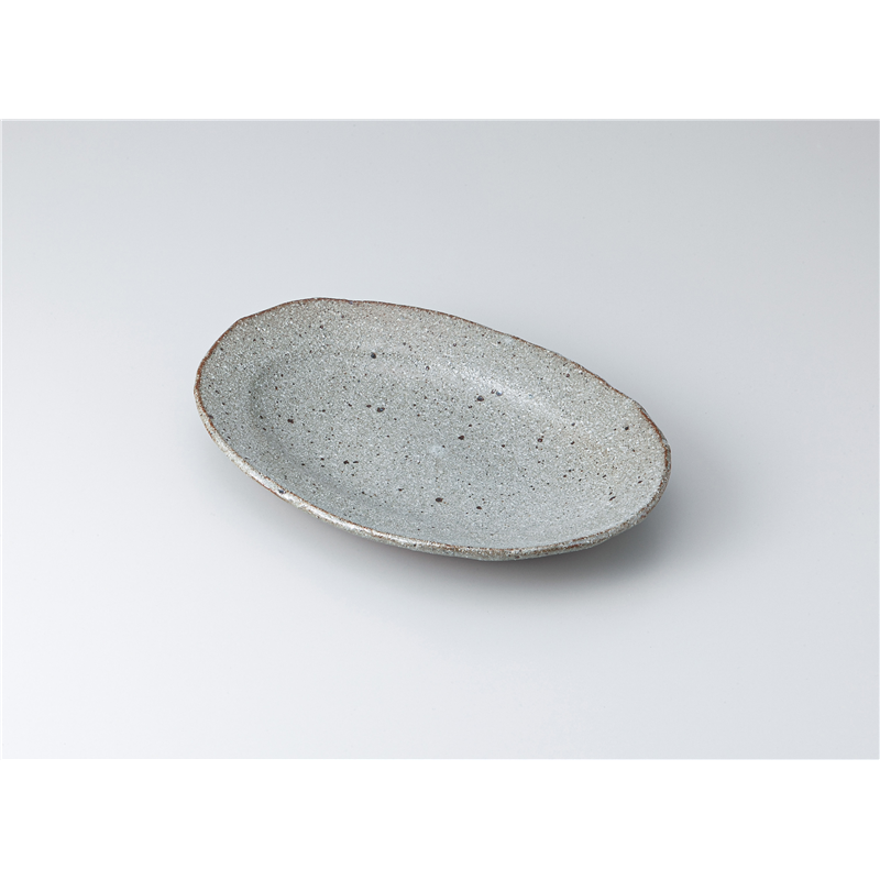 古林陶器 多用皿 砂唐津25cm楕円皿 1320610108 1個（ご注文単位1個）【直送品】