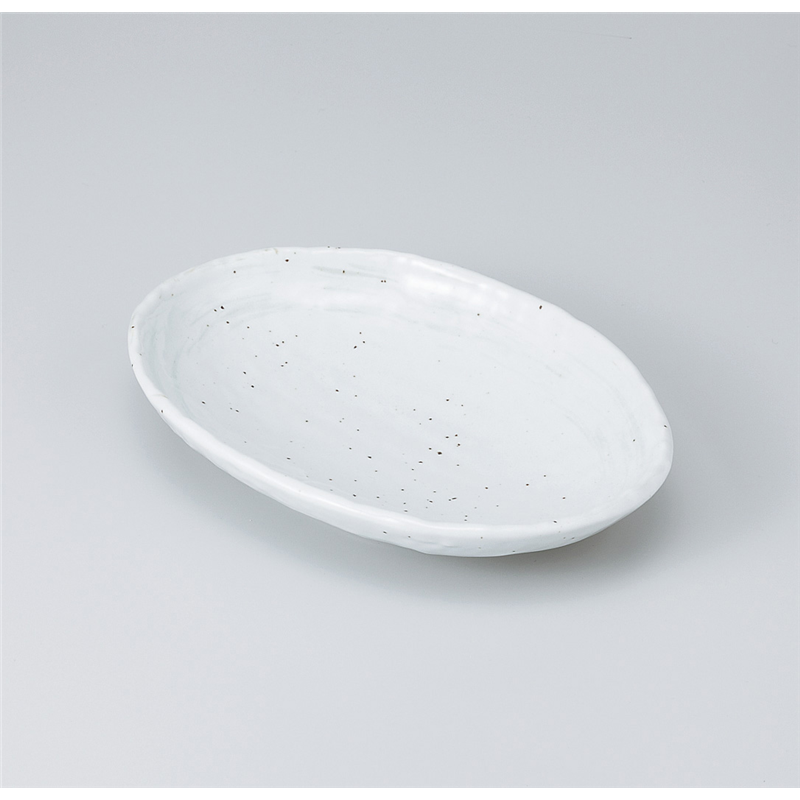 古林陶器 多用皿 錆ウズ22cm楕円皿 922420325 1個（ご注文単位1個）【直送品】