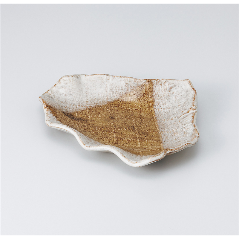 古林陶器 多用皿 黄河三方掛けタタラ皿 922420425 1個（ご注文単位1個）【直送品】