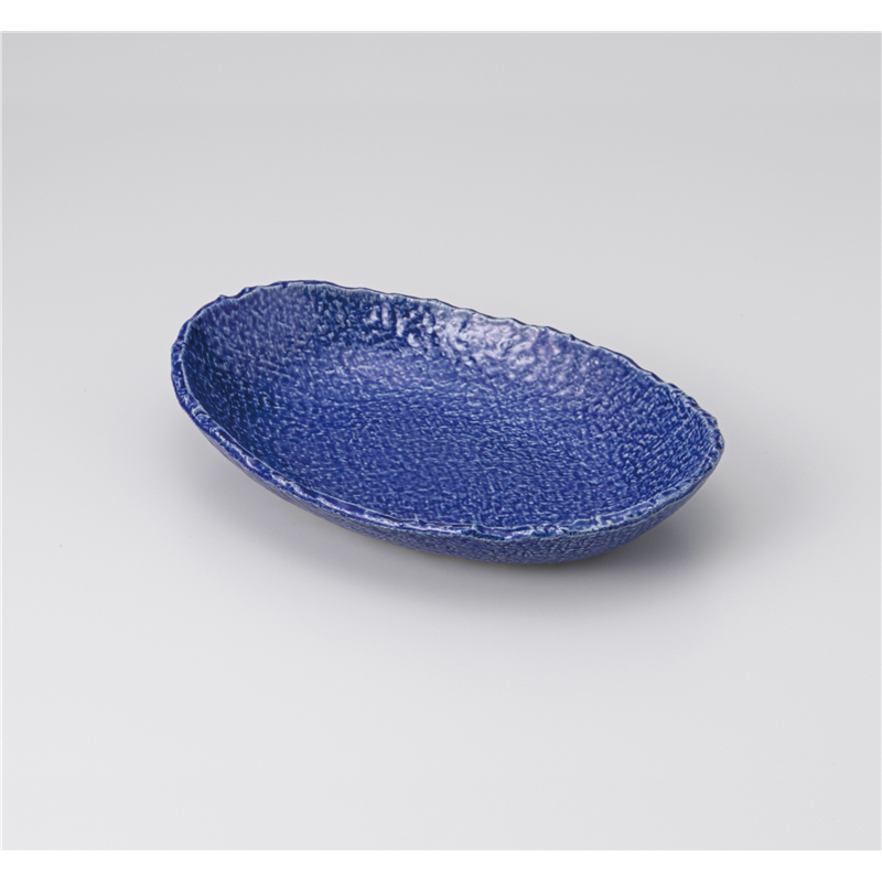 古林陶器 多用皿 ルリ 6.5楕円ボール 1222140178 1個（ご注文単位1個）【直送品】