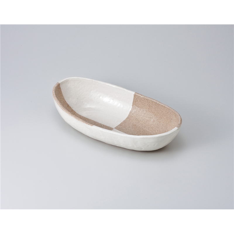 古林陶器 多用鉢 唐津化粧楕円盛鉢 621050174 1個（ご注文単位1個）【直送品】