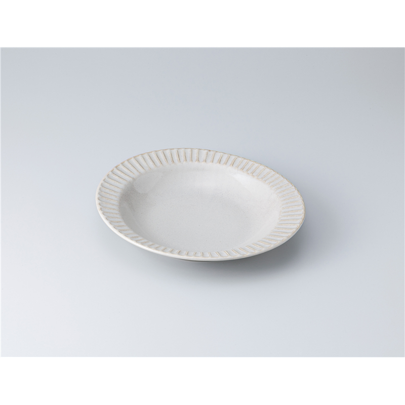 古林陶器 多用鉢 窯変粉引 楕円鉢 1320830126 1個（ご注文単位1個）【直送品】