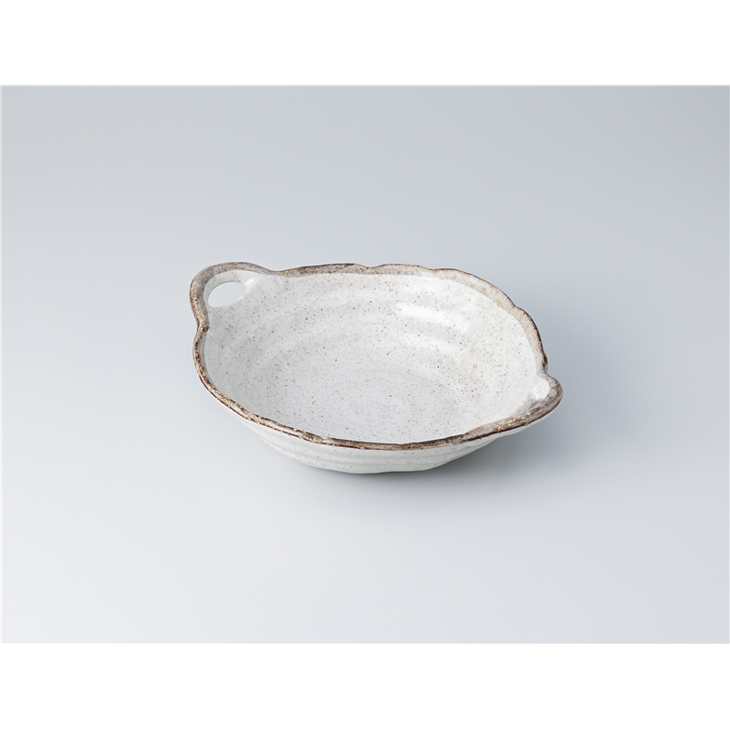 古林陶器 多用鉢 白唐津両手付鉢大 1320840301 1個（ご注文単位1個）【直送品】