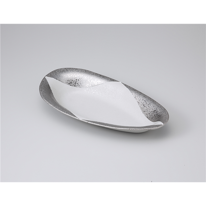 古林陶器 多用鉢 プラチナスクエアオーバルボート 1122410135 1個（ご注文単位1個）【直送品】