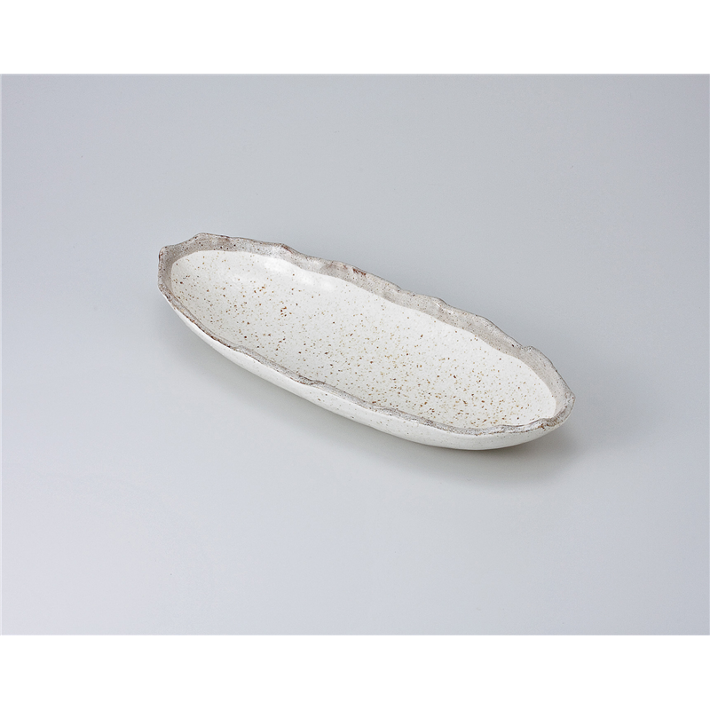 古林陶器 多用鉢 白唐津 舟型鉢 621040235 1個（ご注文単位1個）【直送品】